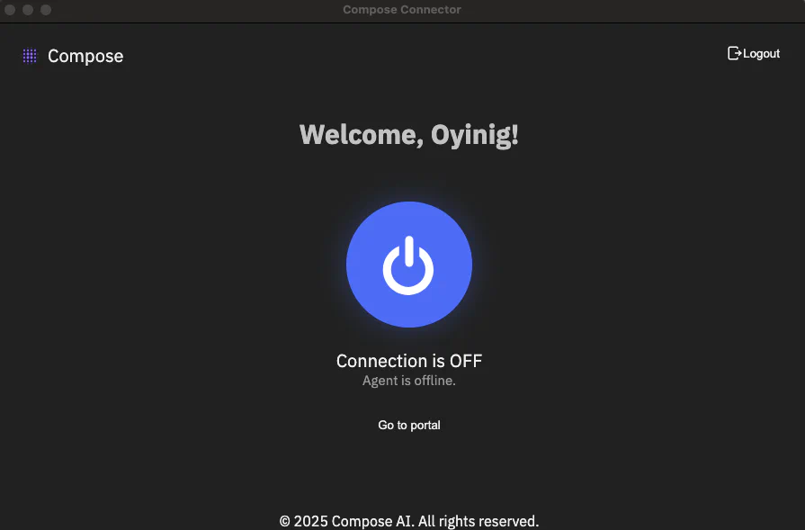 Connected Agent - Connector enabled 