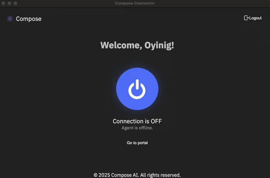 Connected Agent - Connector enabled 
